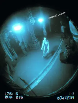 In an abandoned amusement park, CCTV caught a deformed humanoid lurking in the funhouse before escaping the frame.” #AbandonedAmusementPark #CCTVarchive #CreepyHumanoid #UrbanLegends