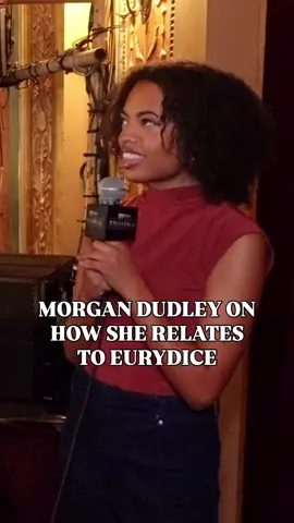 When Morgan Dudley first saw @Hadestown she felt seen ♥️ Now you can see her play Eurydice in the production  🌹
