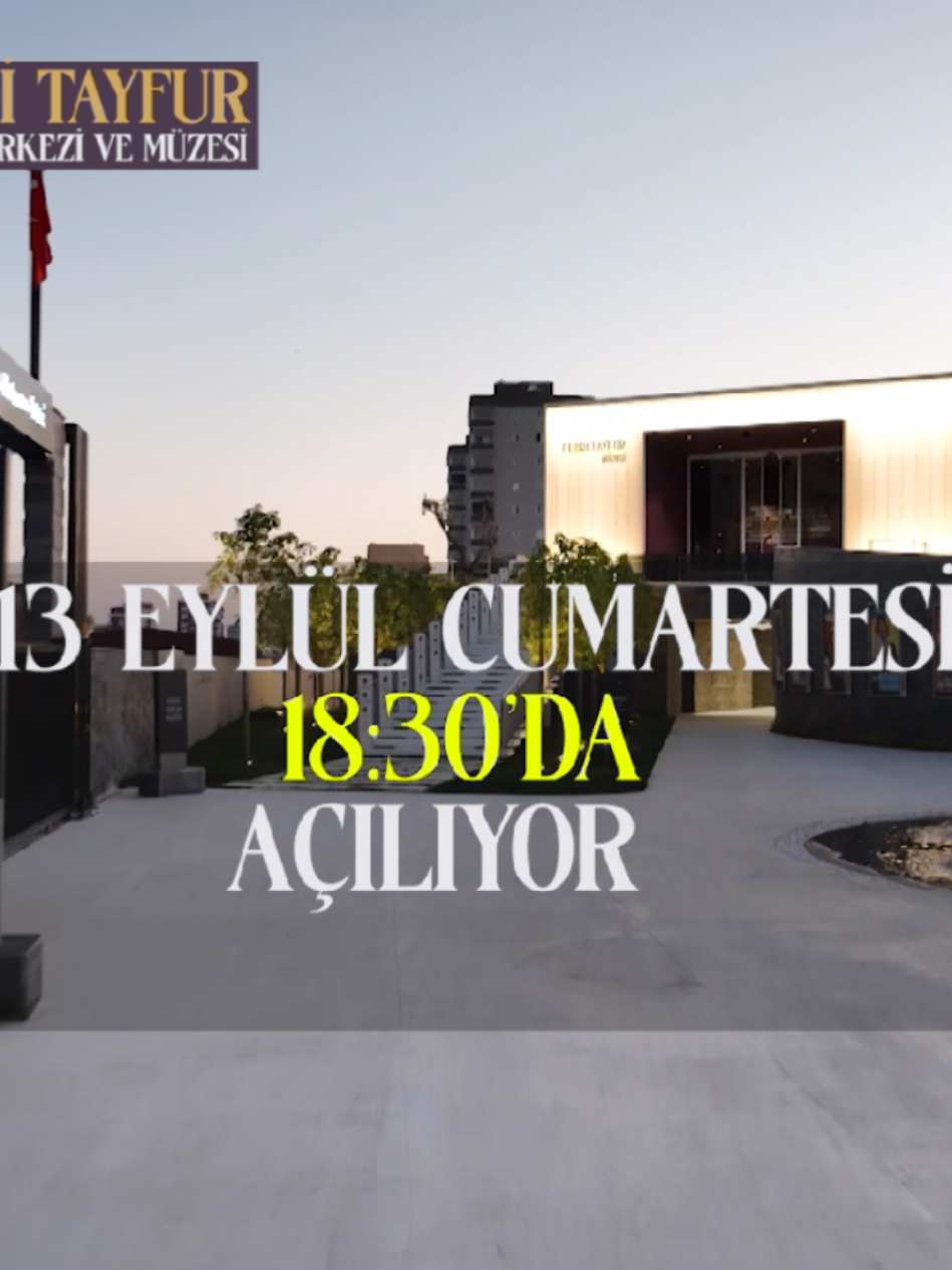 #rekkamdeğil  #FerdiTayfurSanatMerkeziVeMüzesi #13EylülCumartesi açılıyor.