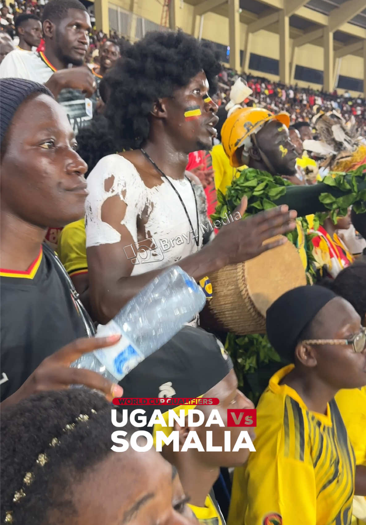 ⚡🔥 Namboole is buzzing as Uganda battles Somalia! Full stadium energy 🇺🇬 #WorldCupQualifiers #UgandaCranes