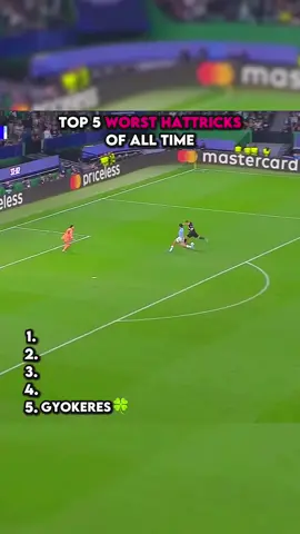 Top 5 worst hattricks of all time #football #hattrick #fyp 