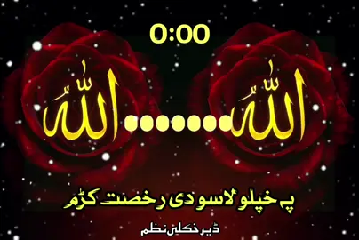 پہ خپلو لاسو دی رخصت کڑم 💔😭🙏👈#pashto #nazam #Foryou #foryoupage #1millionaudition 