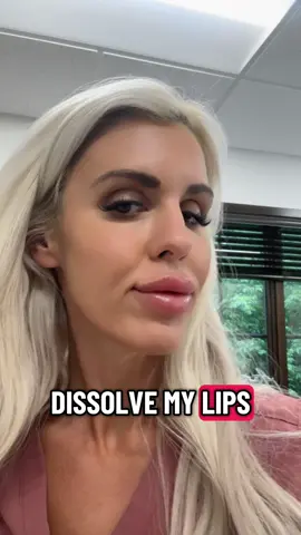 “Turns out I actually do have lips under there. Who knew?”  #lipdissolving #hylenex #lipfiller #MomsofTikTok #rninjector 