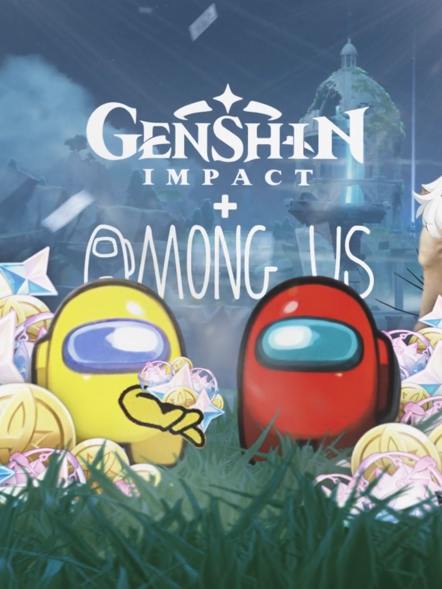 so excited for nod-krai | #GenshinXAmongUs #ItStartsInNodKrai #edit #pescaep #AmongUs #genshin #cat | free among us cosmetic, free standard 5-star, new region, free aino, ~20 wishes, free pet, and other freebies, thats craaazyy