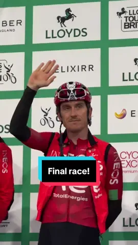 Geraint Thomas signs on for his final race as a professional racer - inside the velodrome that carries his name! #cycling #roadcycling #G