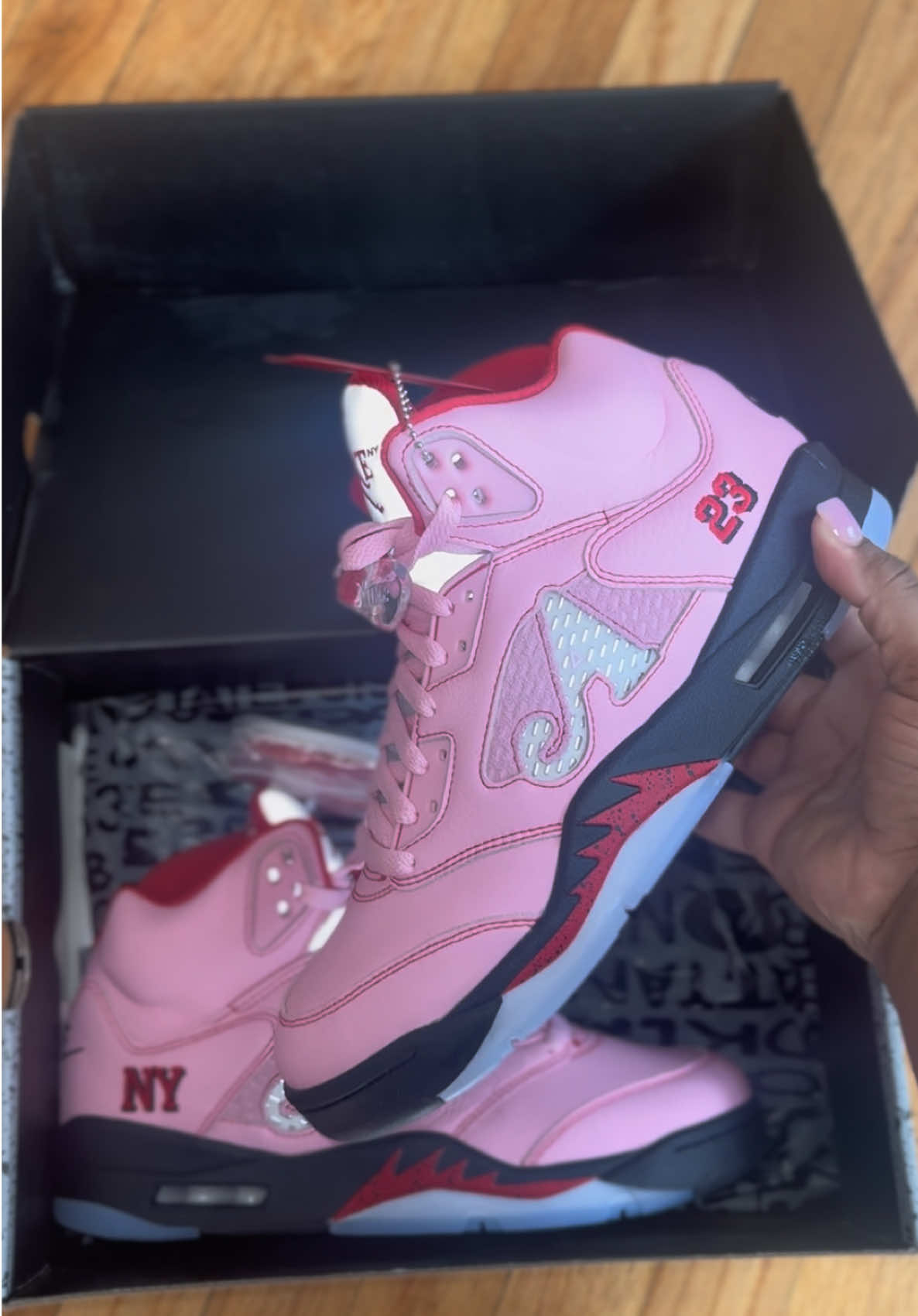 🔥 These Jordan 5 Awake’s are TOO fireee 😮‍💨💯 Shoutout to @nana_sneaker77 on IG for keeping me laced every time 👟✨ If you’re looking for heat, tap in ‼️ #Jordan5 #SneakerTok #SneakerPlug #KickGameStrong #StreetStyle #SyracuseStyle #AllThingsNaisa #UnboxingSneakers #SneakerAddict 👟🔥