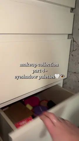 Makeup Collection Part 3 - eyeshadow palettes 🤍 only 1 more part to go for all of my base stuff !!  #makeupcollection #eyeshadowpalette #eyeshadowcollection #makeup #collection 