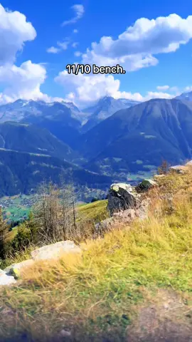 11/10 bench  #vinland #switzerland #fyp #view #travel