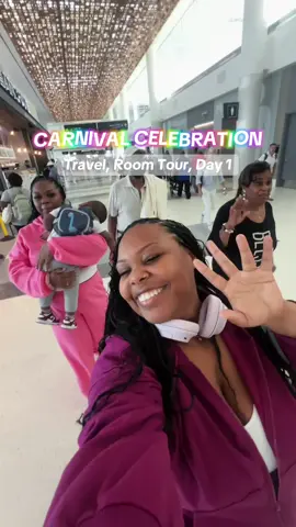 Travel day, mini room tour, & night 1 on #carnivalcelebration !! #carnival #cruise #traveltok 