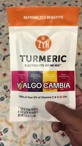 Inflammation relief, ZYN mixes turmeric, electrolytes and vitamins to reduce inflammation, relieve pain and give you real energy. Acid-tropical flavor, relief in minutes. #inflamacion #energia #dolor #tumericbenefits #drink 