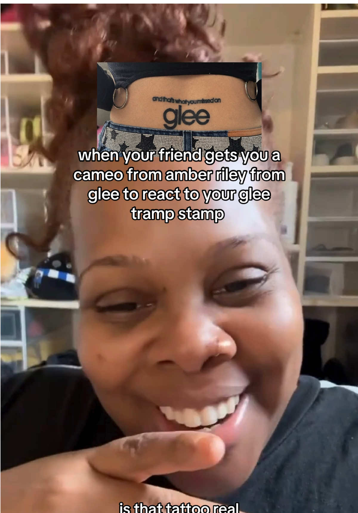 A tattoo of that will go down in history  (Via @the girl w the glee trampstamp )  #glee #gleeks 