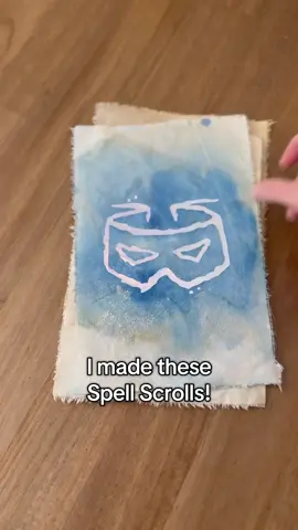 Process video coming soon! Dungeons and Dragons/Baldur's Gate 3-inspired spell scrolls! #dnd #bg3 #dndfanart #fantasycrafts 