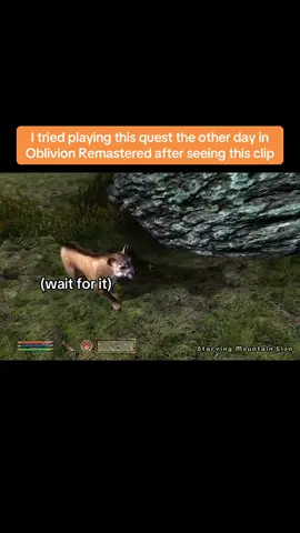 I was not disappointed as you can see🤣 First clip credit to Mr. Slaughterfish on YouTube #oblivion #oblivionremastered #gaming #rpg #twitch