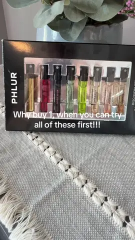 Don’t pick one, try them all with the Phlur Discovery Set! #phlur #phlurfragrance #perfume #tiktokshopblackfriday #perfumetiktok 