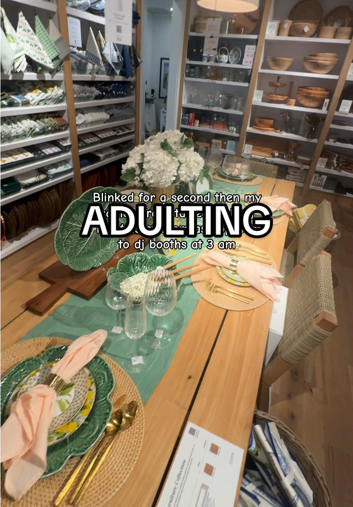 At times, I’ll be sipping a can of Rosé while wandering through furniture and antique decorations. Less often, doing this AND a night out in one day 🪆🪭 #williamssonoma #crateandbarrel #surlatable #potterybarn #lecreuset 