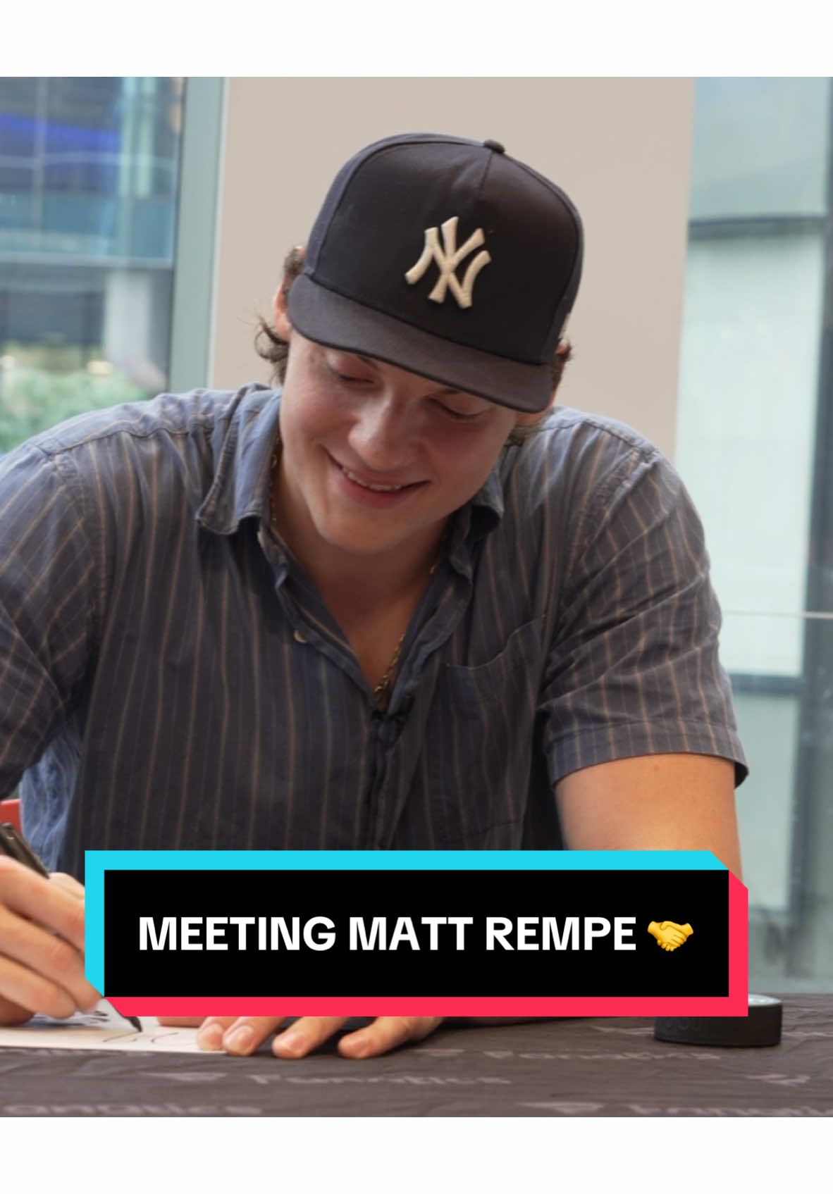 Rempe Mania wasn’t just a phase, mom! #MattRempe #NHL #hockey #NewYorkRangers #sports 