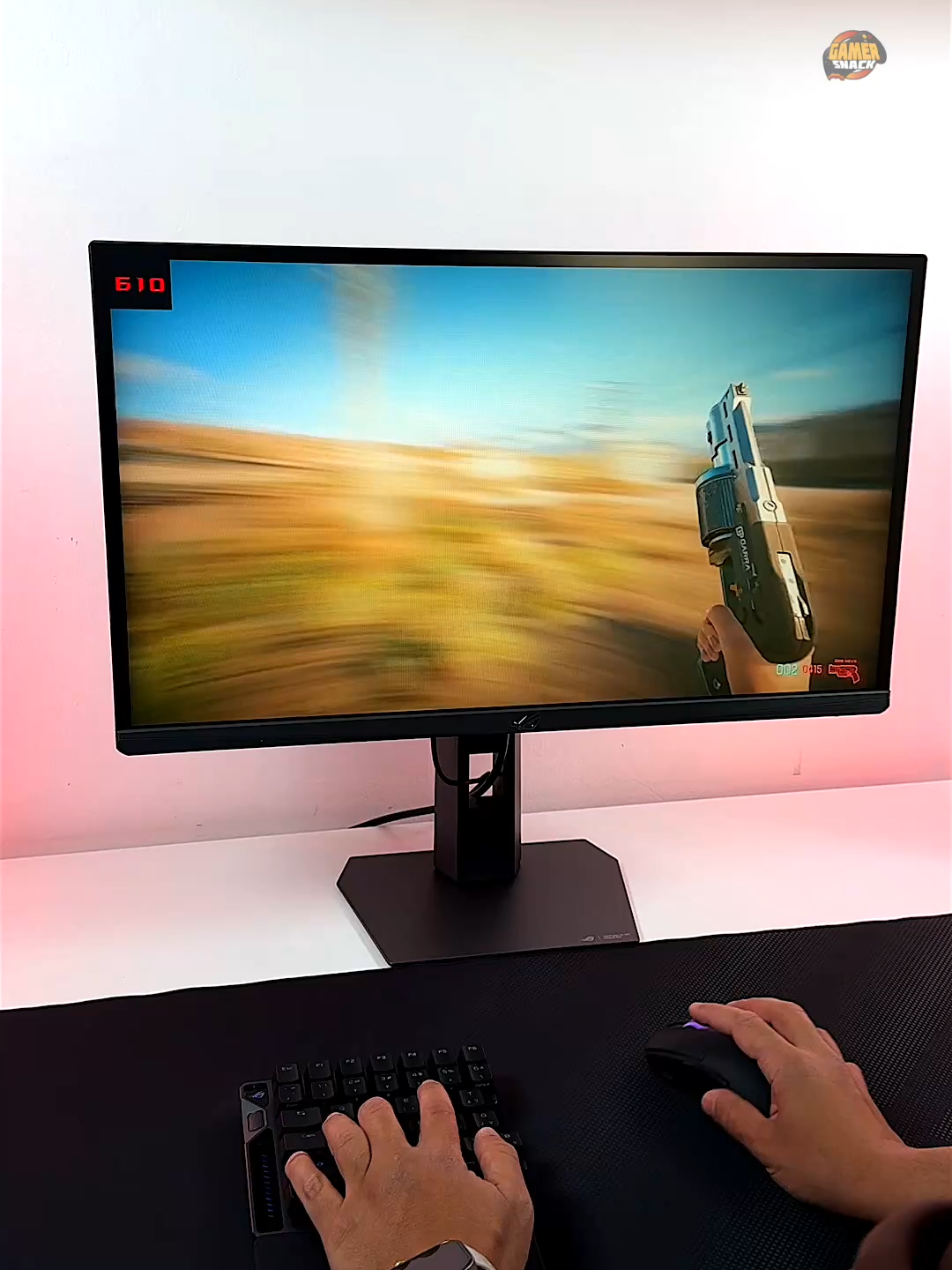 أسرع شاشة بالعالم؟ 🤯 من الي طلب 610hz ? شاشة ROG STRIX ACE XG248QSG كيبورد ROG Falcata Gaming Keyboard ماوس ROG Harpe II Ace #WhatToPlay #tiktokgaming #ROG #GamingPC