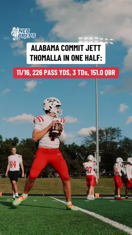 Alabama QB commit Jett Thomalla has led No. 1 Millard South to a 2-0 start on the season. #omaha #alabama #alabamafootball #nebraska #commit 