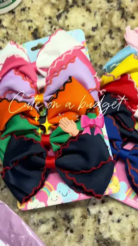 Cute bows on a budget!!! ✨🎀🥹💕  #bows #socute #girlythings #foryou #tiktokshop  