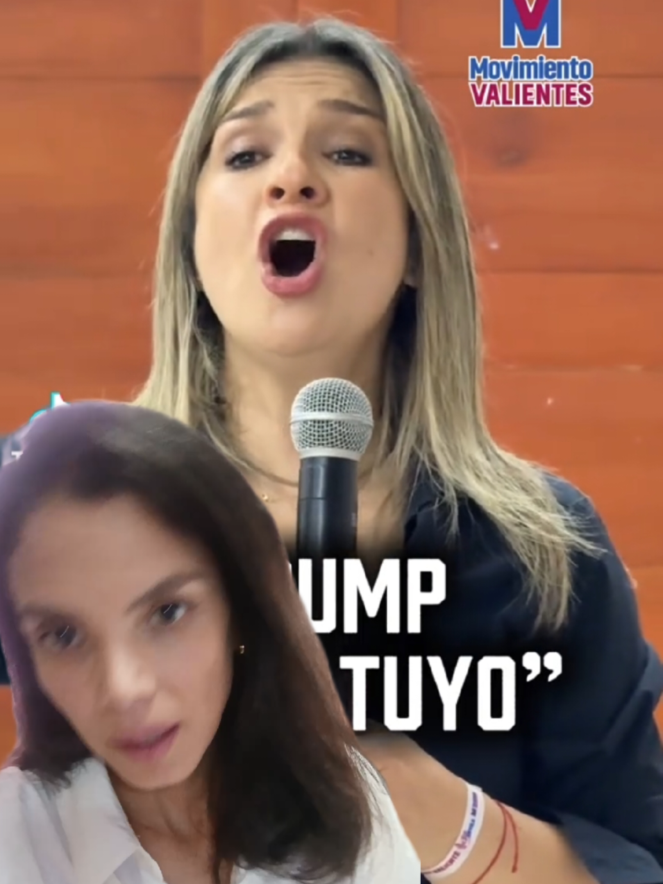 Escuché como Vicky Dávila hace campaña electoral pidiendo intervención en un país vecino y expresando mensajes contra @Nicolás Maduro y @Diosdado Cabello Rondón 