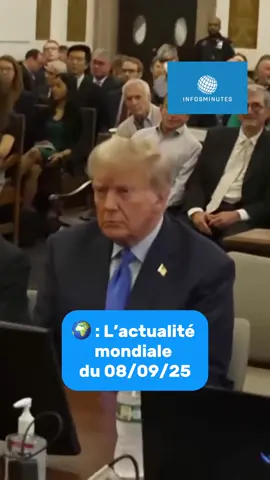 🌍 : Résumé de l’actualité du 08/09/25.