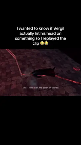 #vergil [bro couldn’t stop catching strays from Arkham I FEEL SO BAD FOR LAUGHING OMG 😭😭😭] #dmc #devilmaycry #vergilsparda #dante 