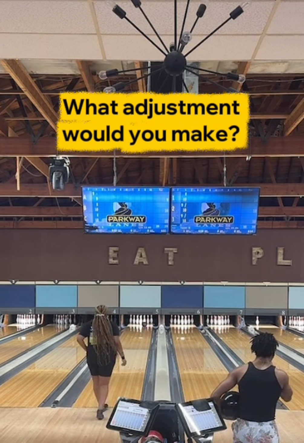 Bowler Baddie test: You're bowling and leave a 10 pin like this… what’s your move? 👀 Drop your adjustment ⬇️ #BowlingTips #TheBowlerBaddie #Bowling #Bowler #WomenInSports 