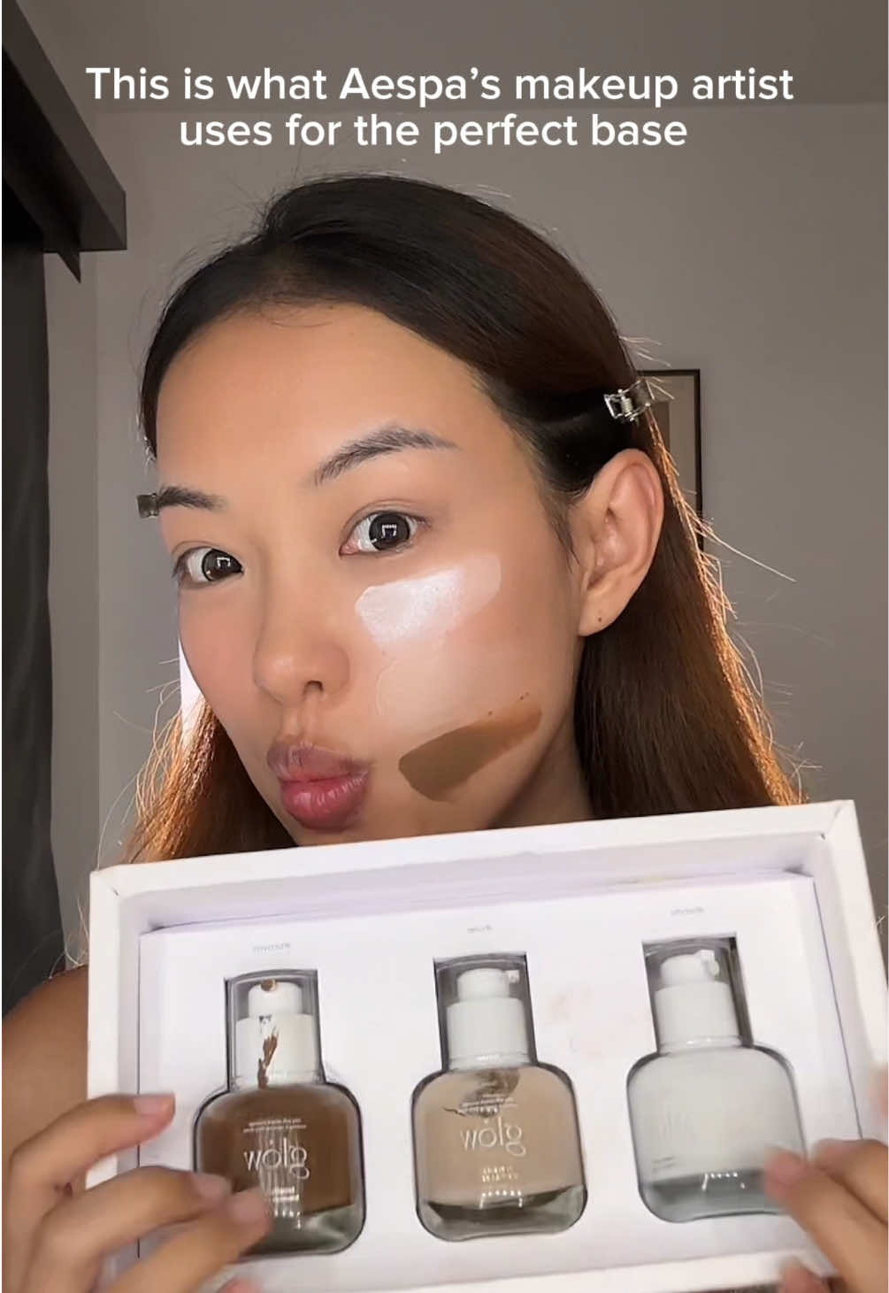 Finally found a Korean foundation that works for my skin tone! #kbeauty #koreanmakeup #asianmakeup #makeupreview #makeuptips  