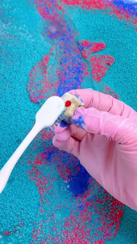 cleaning mini dice #asmr 