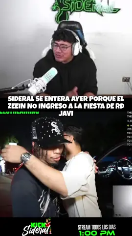 Sideral se entera porque El Zeein ayer no pudo ingresar a la fiesta de RD Javi #sideral #sideralchocolatada #bebaarmy #fypp #elzeein #clips #fiesta #inesperado