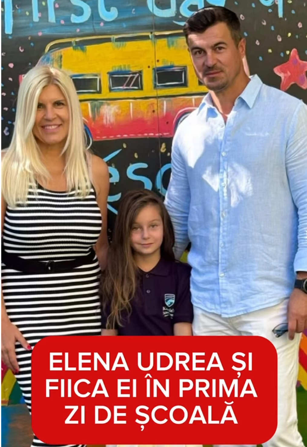 Elena Udrea emotionata alaturi de fiica ei in prima zi de scoala #viral #scoala #emotii 