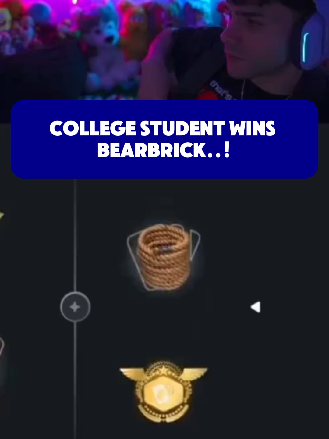 COLLEGE STUDENT WINS BEARBRICK..! #packdraw #paratii #fyp