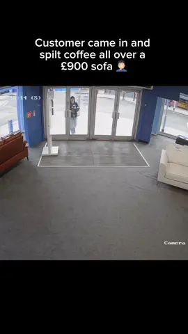 We had a customer come in a spill coffee all over a £900 sofa which is a huge loss for us as we won’t be able to sell it’s full price due to this accident. How should we rectify this situation? Should we make the customer pay for the money we’ve lost? #furnitureoutlet #cctv #entrepreneur #furniture 