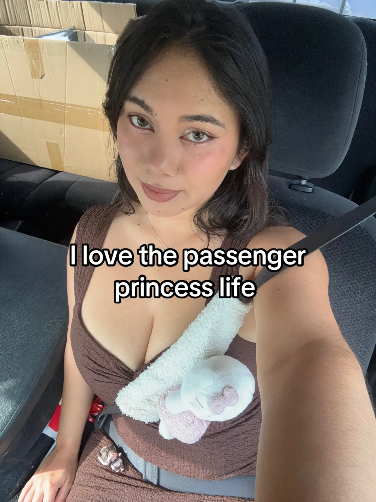Sit and look pretty 💅🏻 #girlytok #passengerprincess #princesstreatment 
