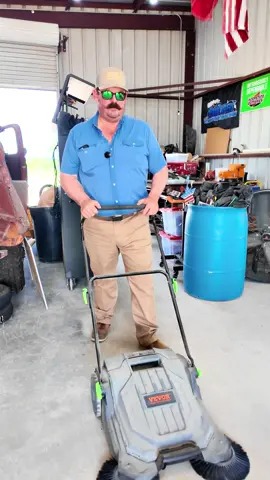 🧹 One year later… the Vevor Sweeper is still holding its own in our shop! 👏 Ranch Tested. Ranch Approved. #RanchTested #Vevor #ShopLife #RanchLife