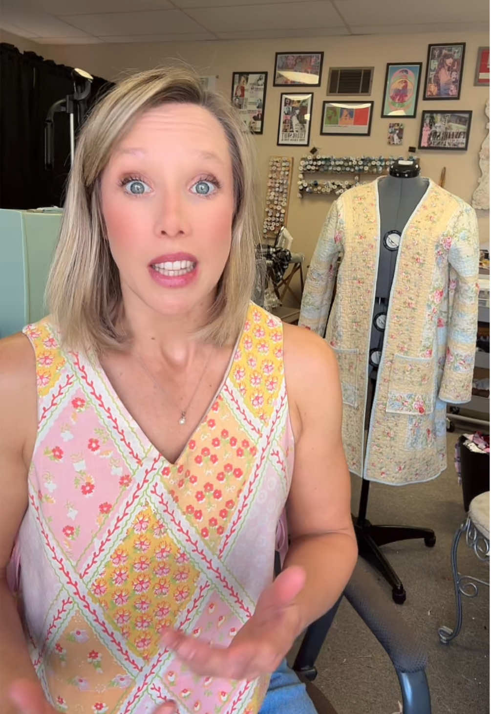 Upcycling has a purpose and it’s not knock-offs. Thanks for watching and supporting our small upcycled fashion brand. ♻️ @TheSwiftTailor @Rachel S #upcycledfashion #anngrace #sustainablefasion #fashionwithapurpose #slowfashion 