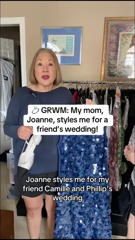 Which necklace + shoe combo gets your vote? 👠✨ My mom is the ultimate stylist—help us choose the winning look for this wedding! @ChanelOfficial @Neiman Marcus @Camille Moore  #GRWM #WeddingGuestLook #StyledByMom #OOTDInspo #FashionTok