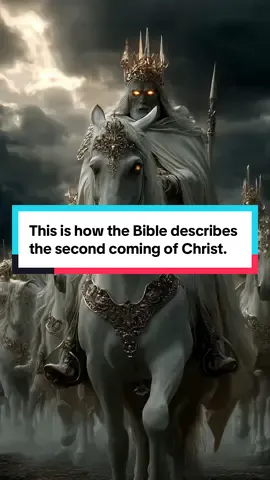 This is how the Bible describes the second coming of Christ. #christ #bible #jesus 