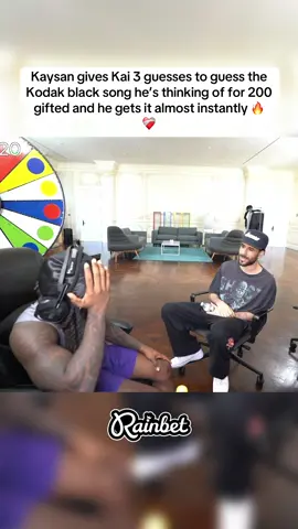 Kaysan gives Kai 3 guesses to guess the Kodak black song he’s thinking of for 200 gifted and he gets it almost instantly 🔥❤️‍🩹 #kaysan #kodakblack #kaicenat #mafiathon3 #florida 