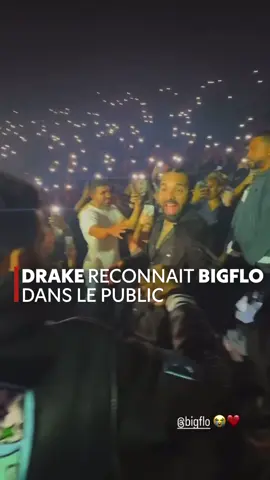 Bigflo le rat de star a encore frappé lors de la 2e date de Drake à l’Accor Arena ! 🐀❤️ Vidéo : @simvicious (Instagram) #drake #bigflo #live #paris #accorarena