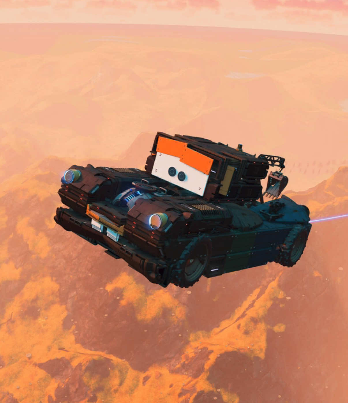 Made some improvements to Mater. Made the cab two blocks wide with the glitch technique, redid his eyes and gave him more of a lip. How’d I do? #nms #nomanssky #mater #cars #disney 