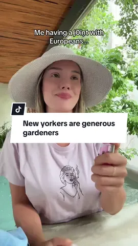 New Yorkers are generous gardeners 🗽 #gardening #newyorker #european #garden #joint 