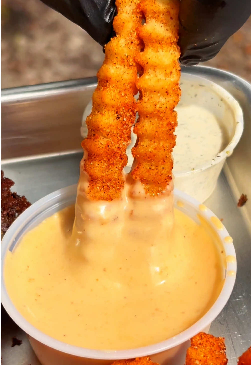 Fries First. 🍟🥇 The only way to start your meal right. Crispy, golden, and tossed in our KB Secret Rub Seasoning that always hits. 💥 They’re the fries you wish came with your last to-go order. 😮‍💨 #fries #frenchfries #cheese #tiktokfood #orlandoeats