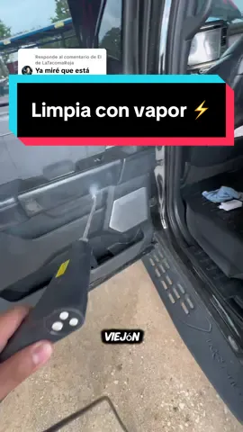 Respuesta a @El de LaTacomaRoja así de simple puedes limpiar tu auto con vapor 🔥