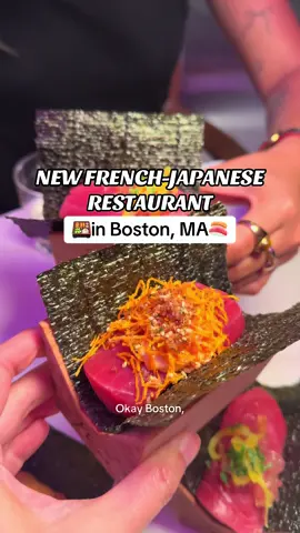 boston’s first french & japanese fusion restaurant, mai izakaya, officially opens Sept 10! It’s a small, intimate space and wld be perfect for a date or girls night #bostonfoodies #bostonfoodie #sushilover #massachusettstiktok #boston 