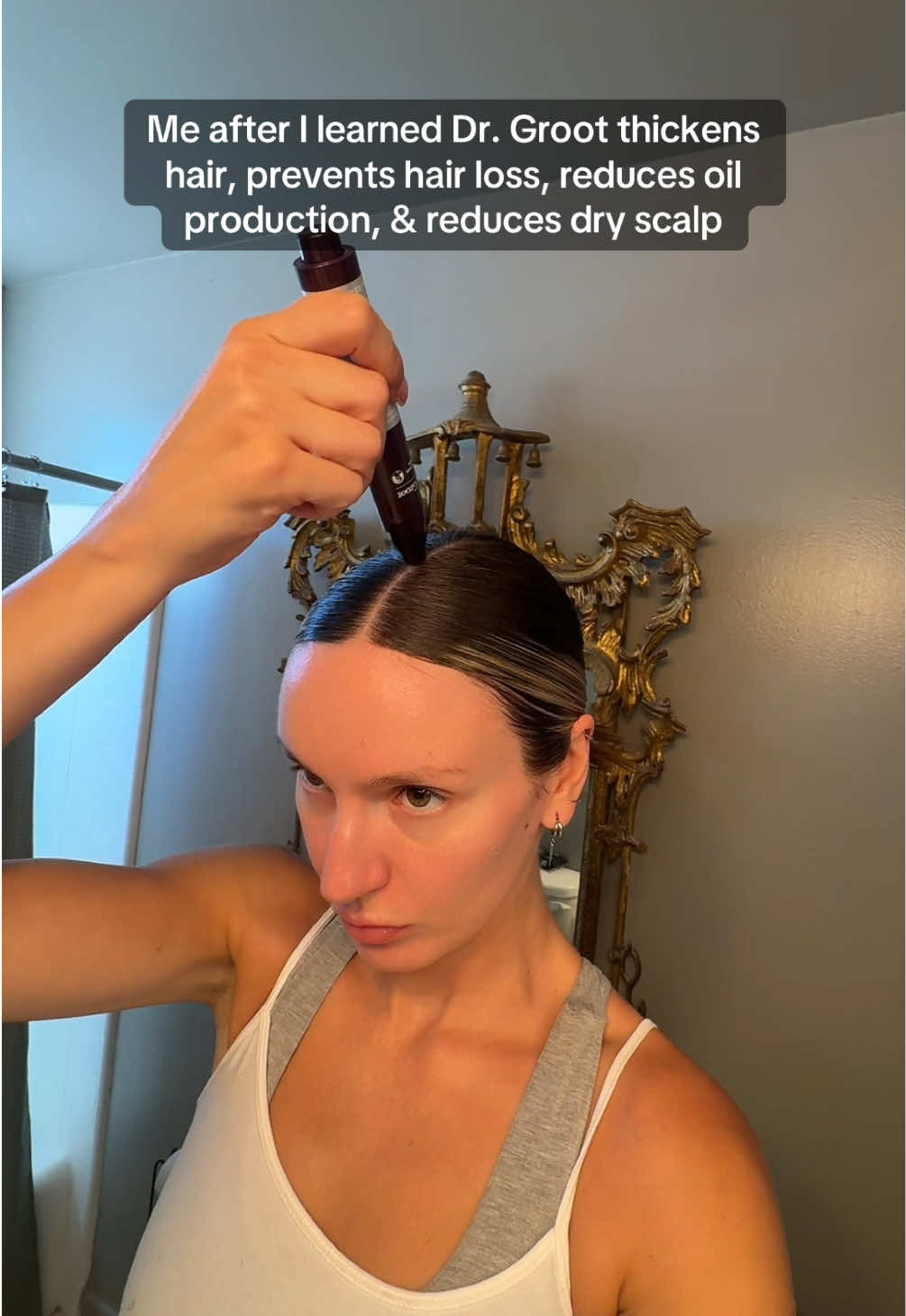 A slick back lovers best friend @Dr. Groot #drgroot #hairthinning #oilyhair #dryscalp #hair 