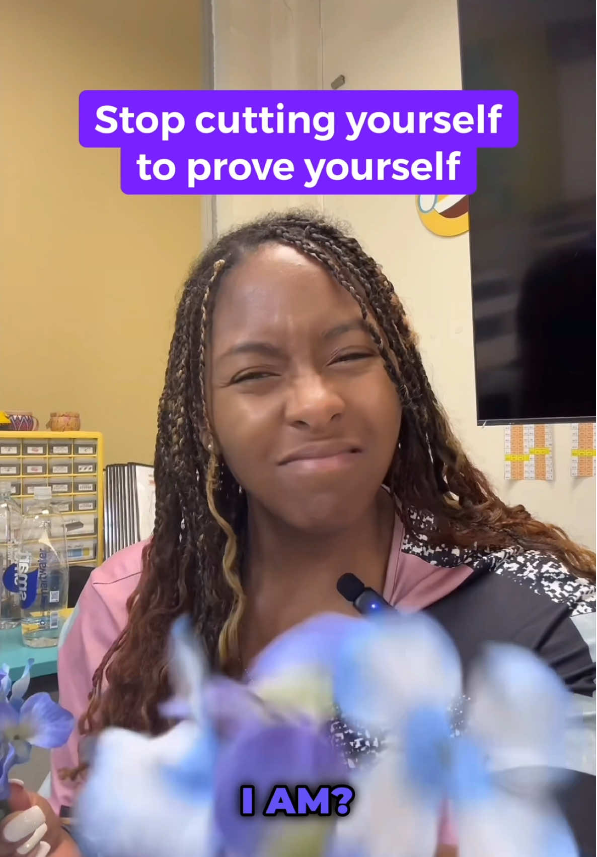 🌸✂️✨ Stop cutting. Keep growing. 🌱💪💖 #TalksWithTalana #TruthTalks #GrowthMindset #HealingJourney #SelfWorth     