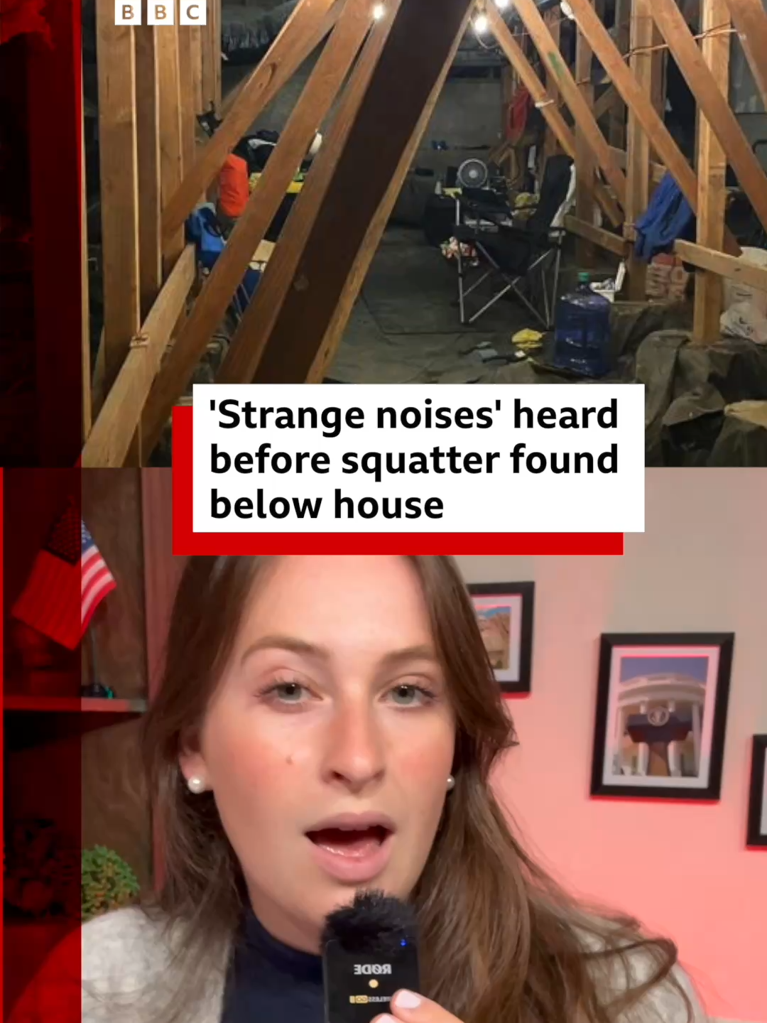 The owner of a home in Oregon had no idea an intruder was living in their crawl space. #Squatter #Intruder #Crime #Oregon #USNews #BBCNews
