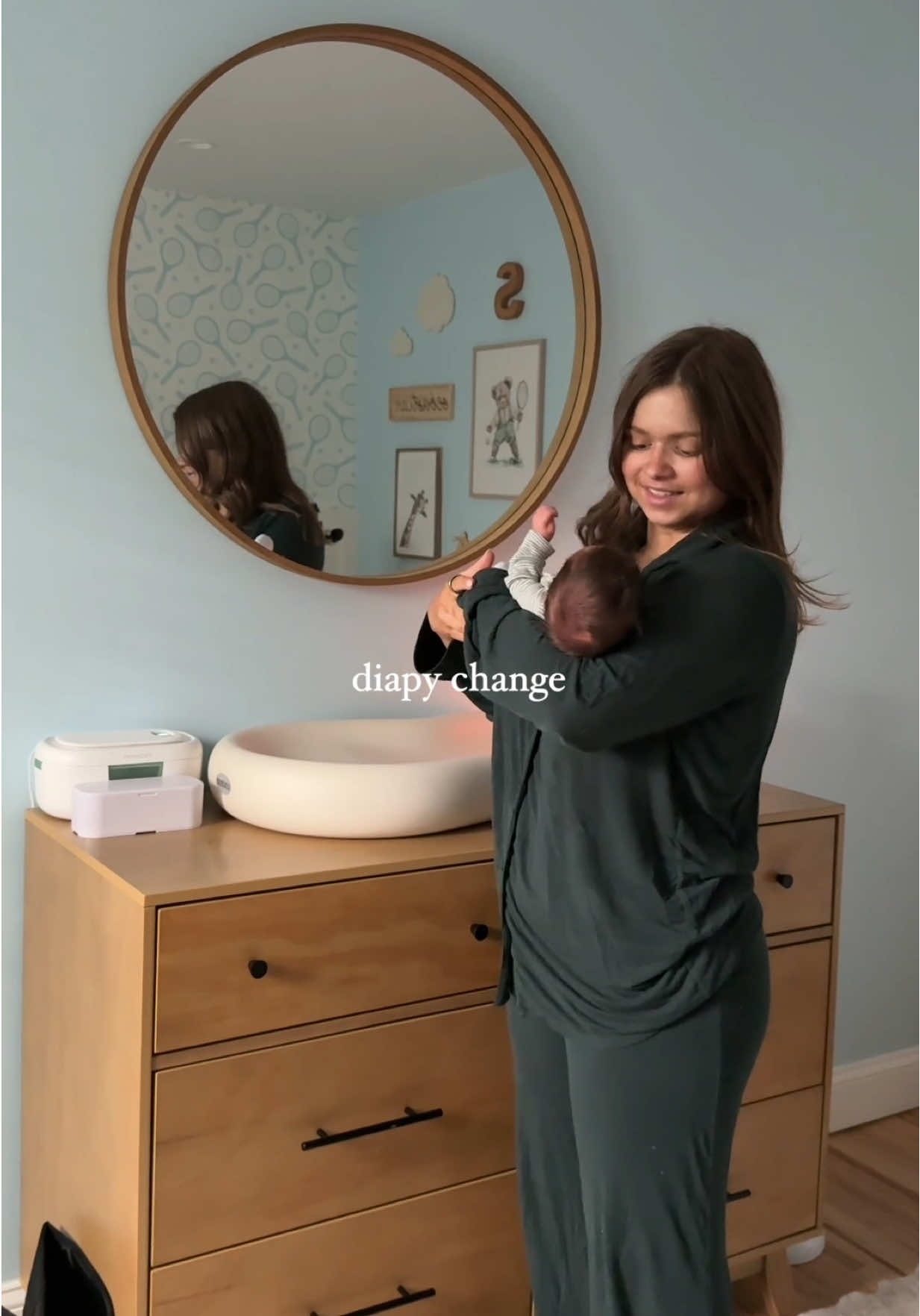 a little peak into newborn life over here 🥹🩵☁️  #newmom #parents #Vlog #mom #postpartum 