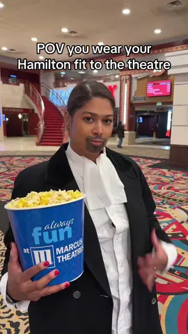 The people are asking to see my fit. #Hamilfilm 🎥: @marcustheatres